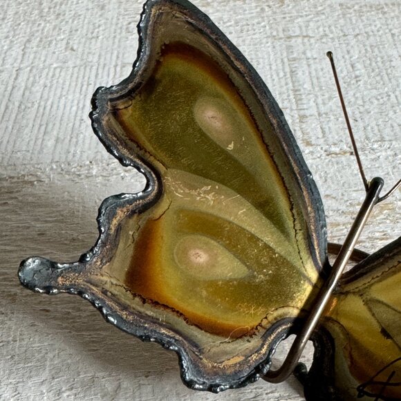 Vintage Metalwork Butterfly Mid Century Wall Decor - Picture 6 of 10